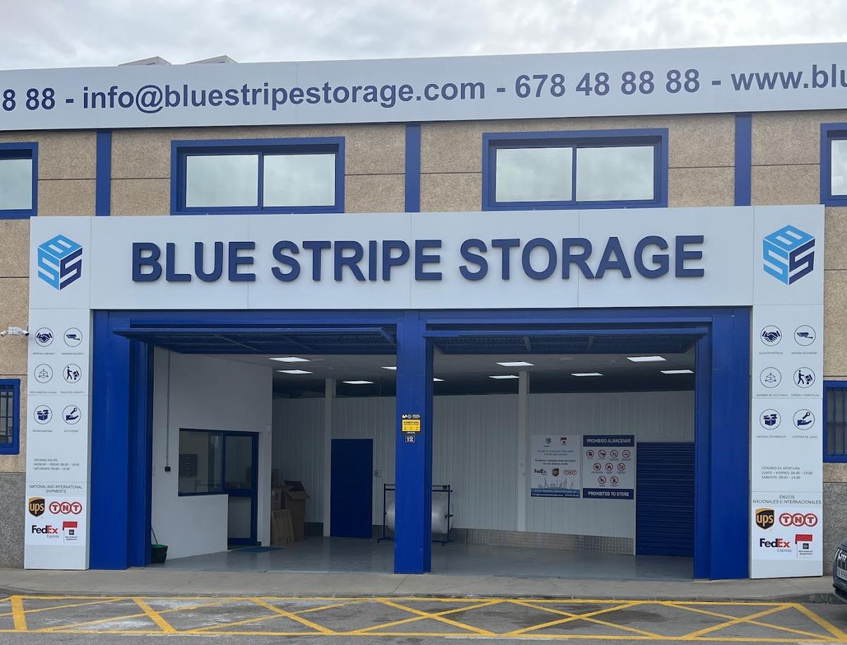 Blue Stripe Storage