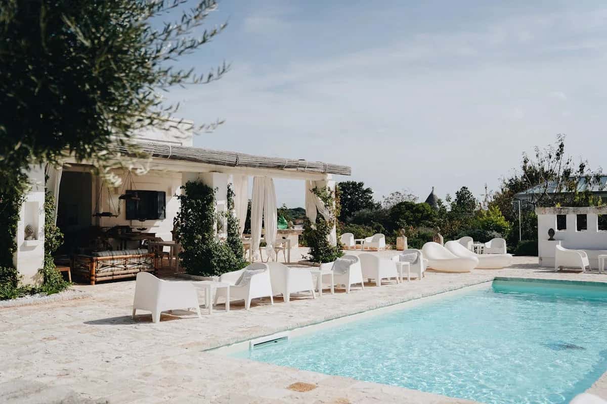 Modern white Spanish villa